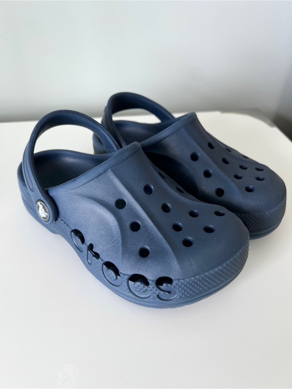 EUC Navy Blue Crocs Clogs - 11 - Picture 2 of 9